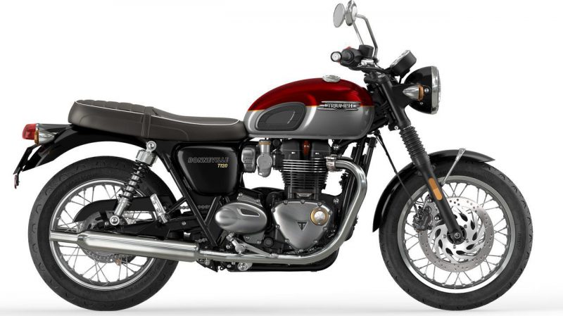 ไทรอัมพ์ Bonneville T120 ใหม่ รุ่น 2021 สีแดง